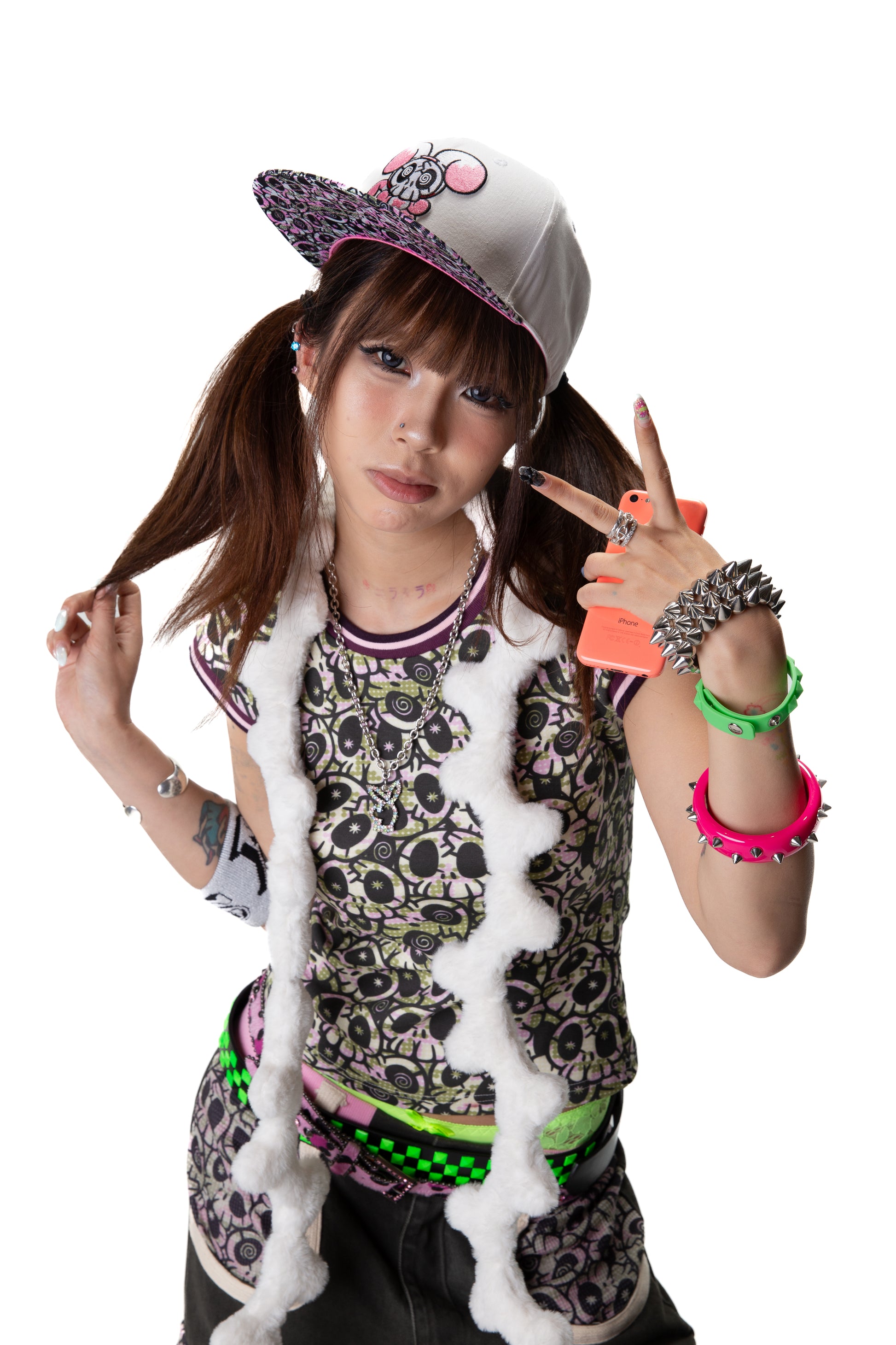 Skull Piiki Snapback cap