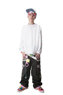 Skull camo cargo pants