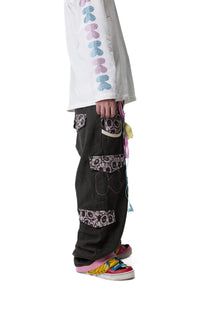 Skull camo cargo pants