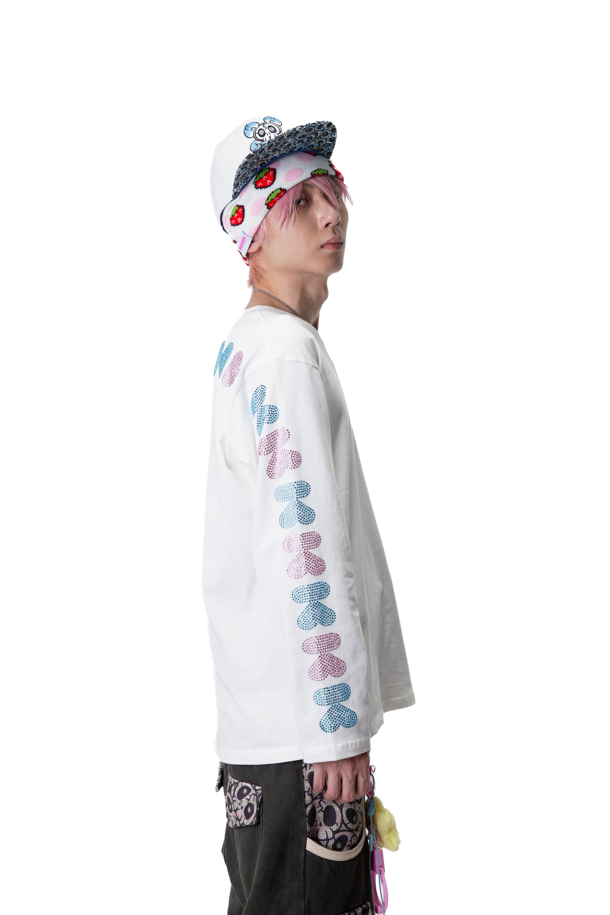 Kiira Kiira rhinestone L/S tee