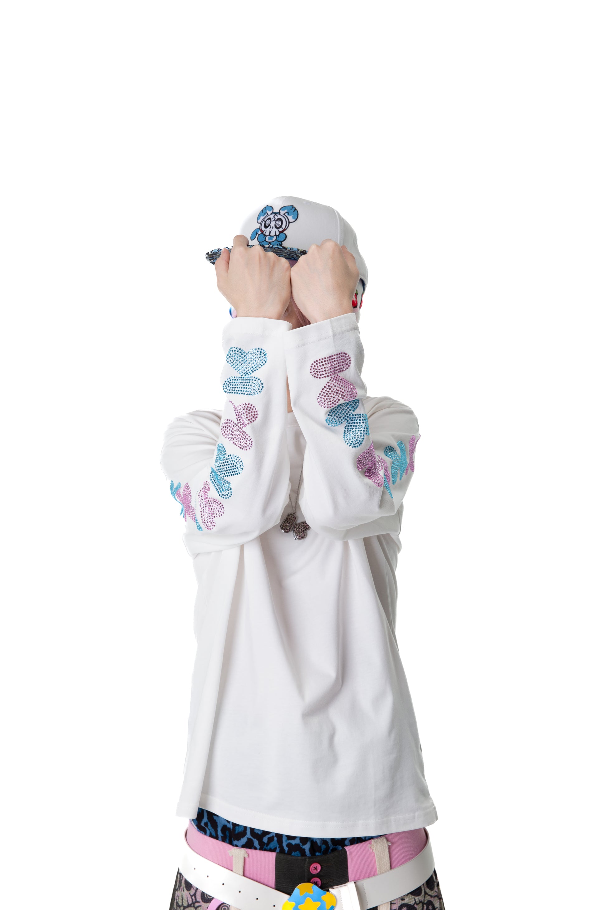 Kiira Kiira rhinestone L/S tee