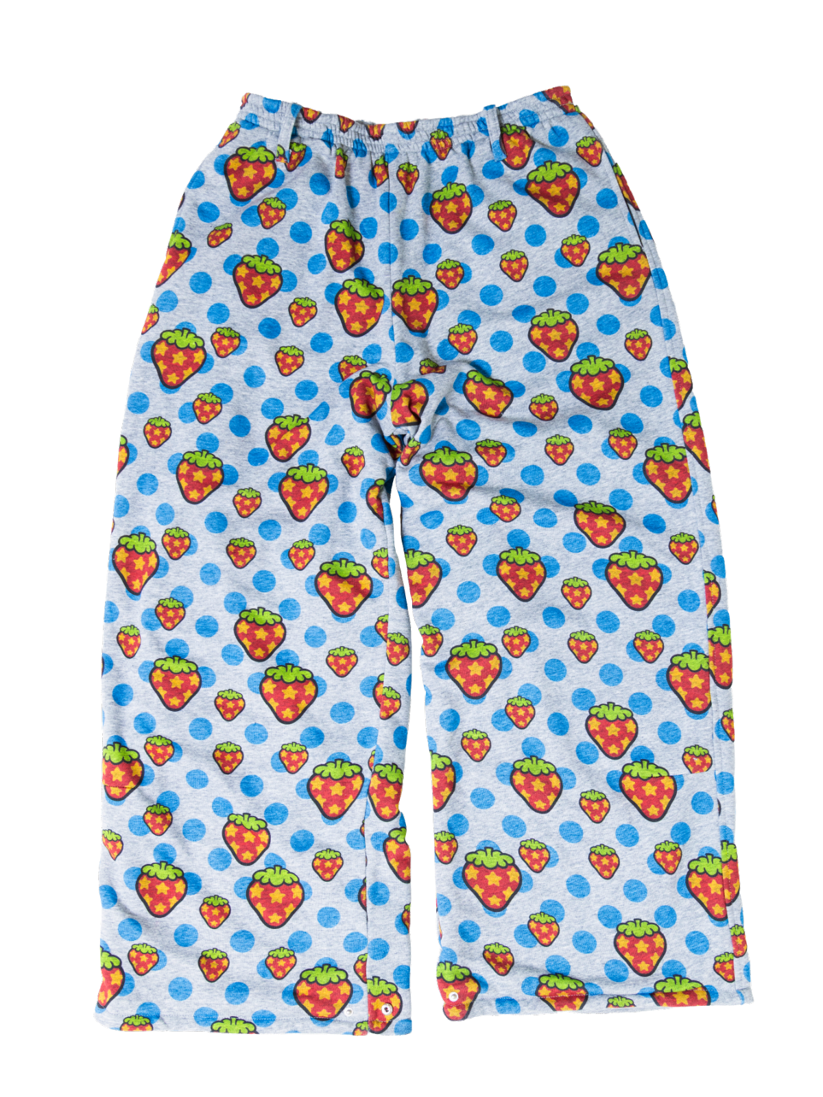 Reversible Polka Dot Sweatpants（Blue）