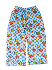 Reversible Polka Dot Sweatpants（Blue）