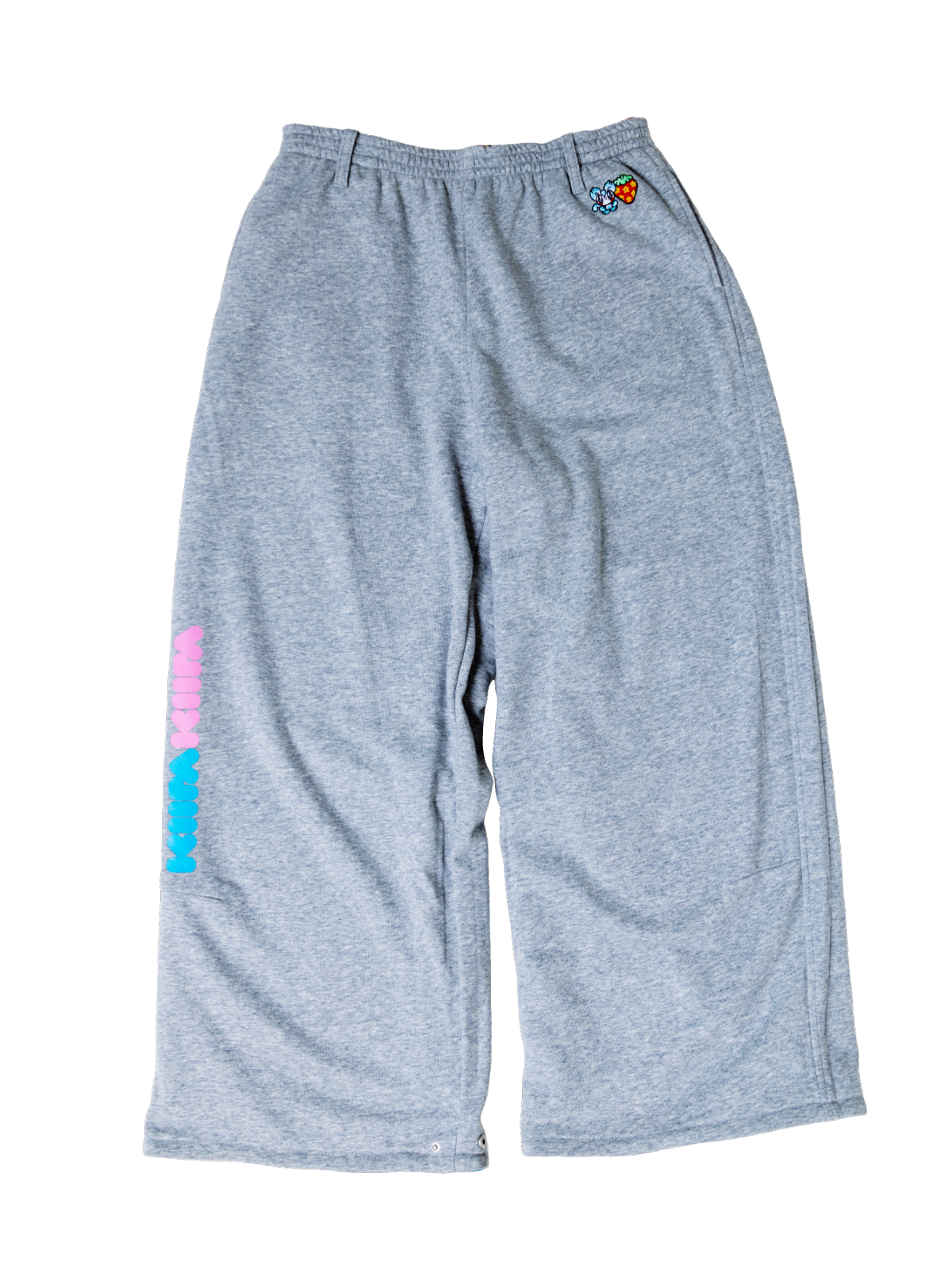 Reversible Polka Dot Sweatpants（Blue）