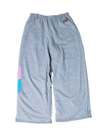 Reversible Polka Dot Sweatpants（Blue）
