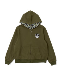 Skull Camo Reversible Zip Hoodie