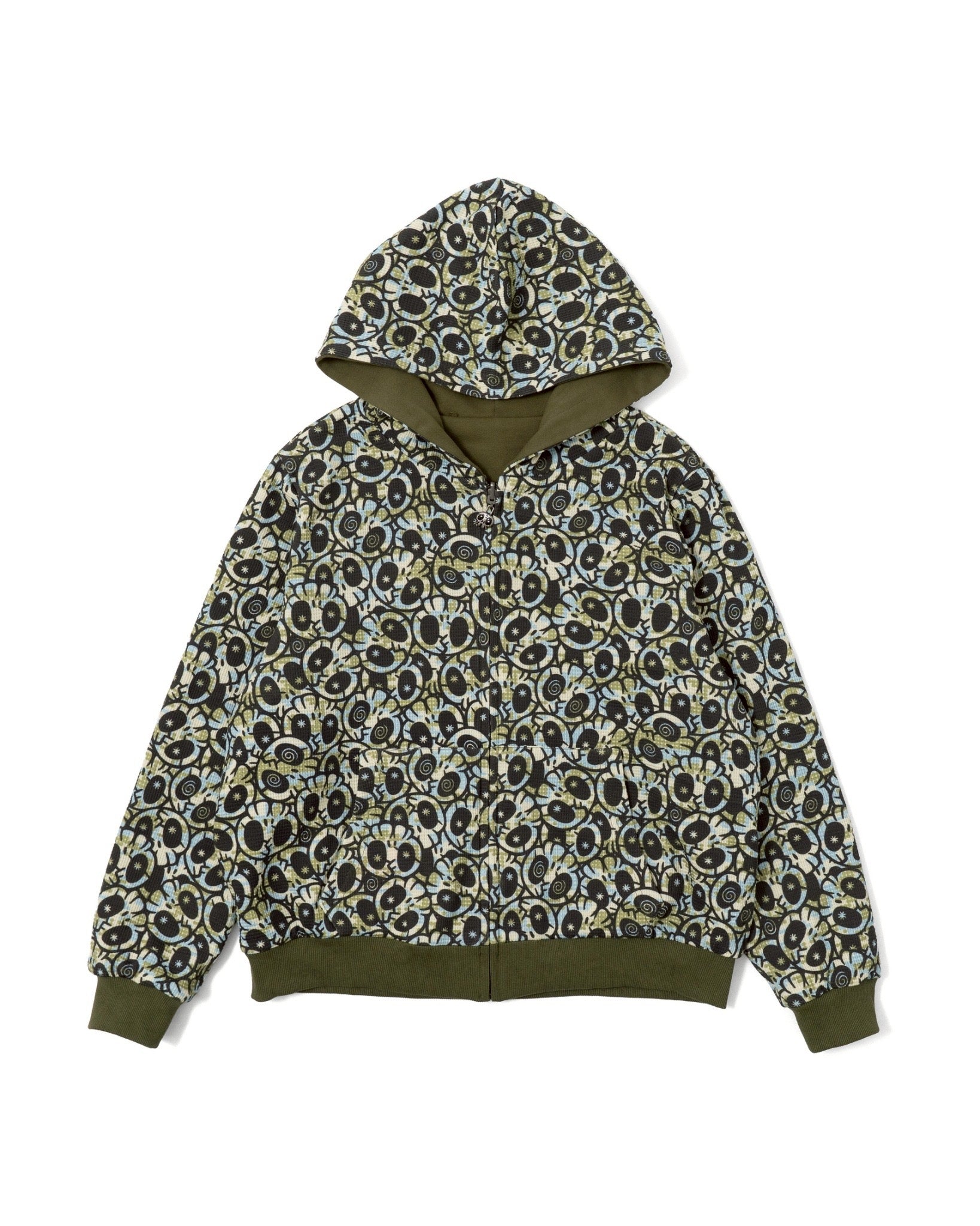 Skull Camo Reversible Zip Hoodie