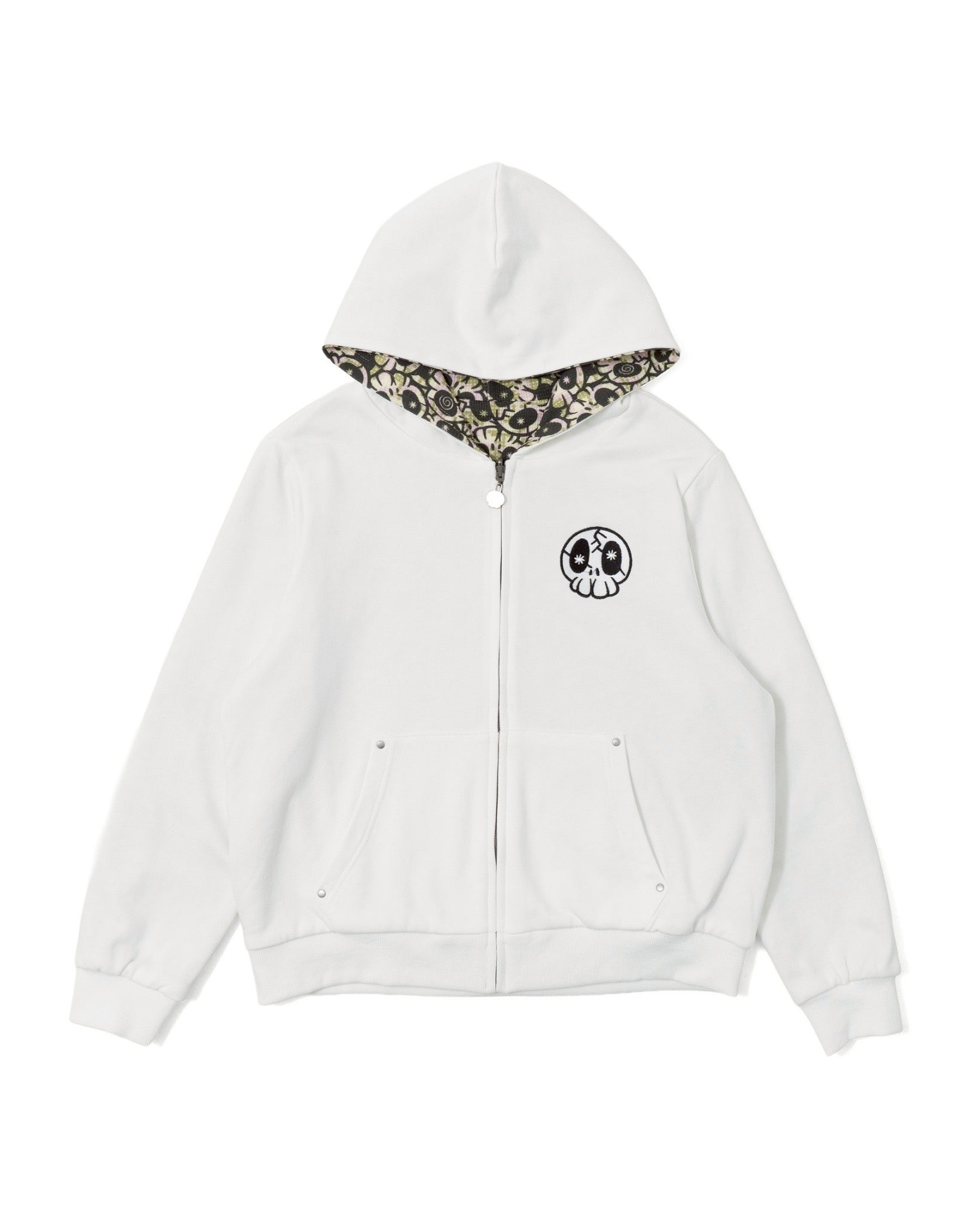 Skull Camo Reversible Zip Hoodie