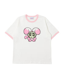 Skull Piiki t-shirt—Glow in the dark