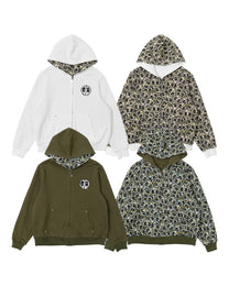 Skull Camo Reversible Zip Hoodie