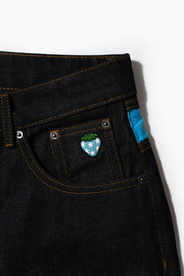 Biiki-Piiki Patch Raw Denim