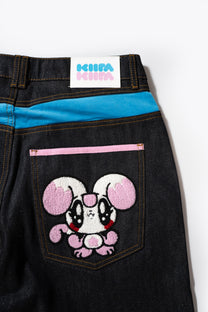 Biiki-Piiki Patch Raw Denim