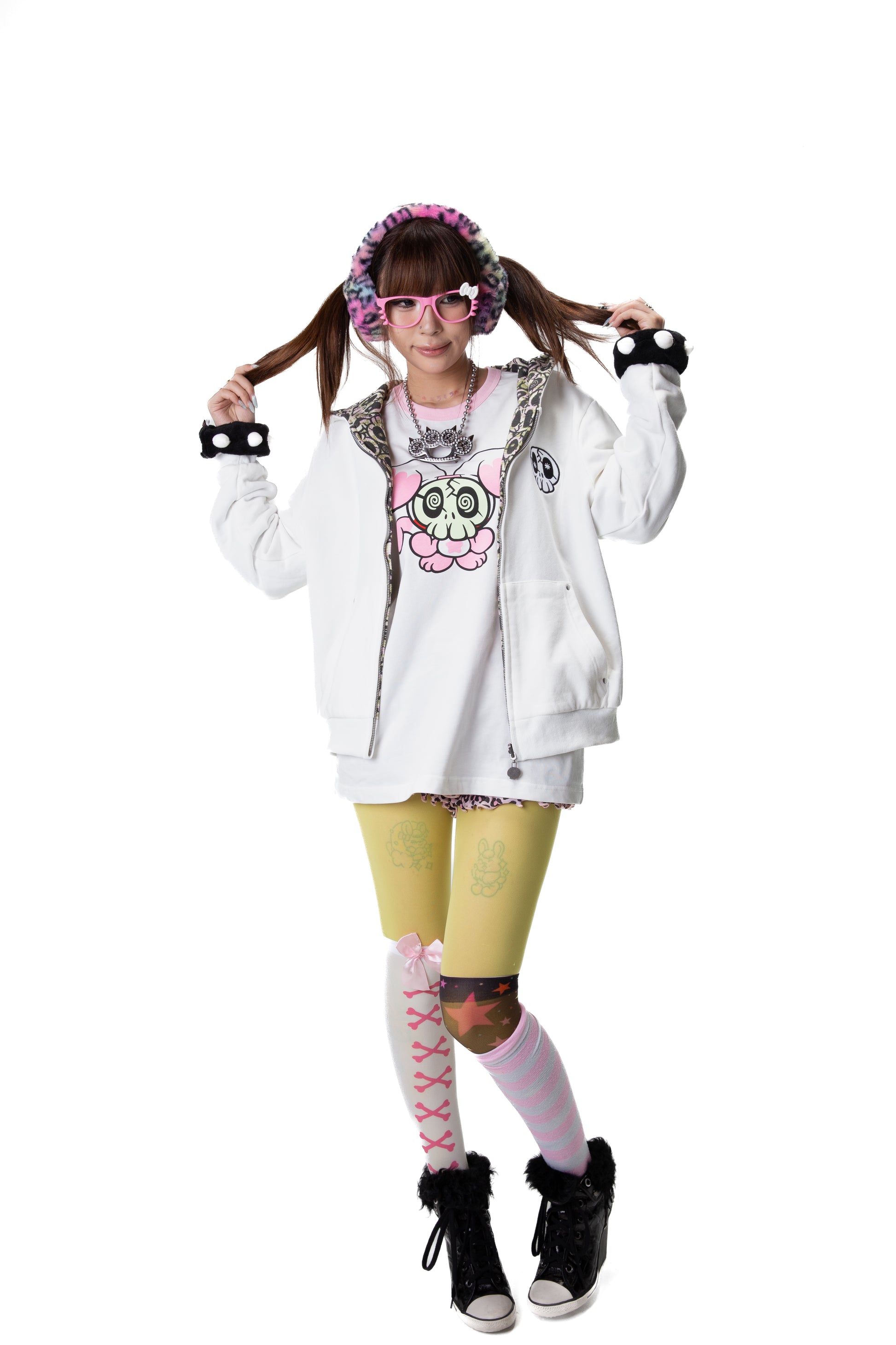Skull Camo Reversible Zip Hoodie