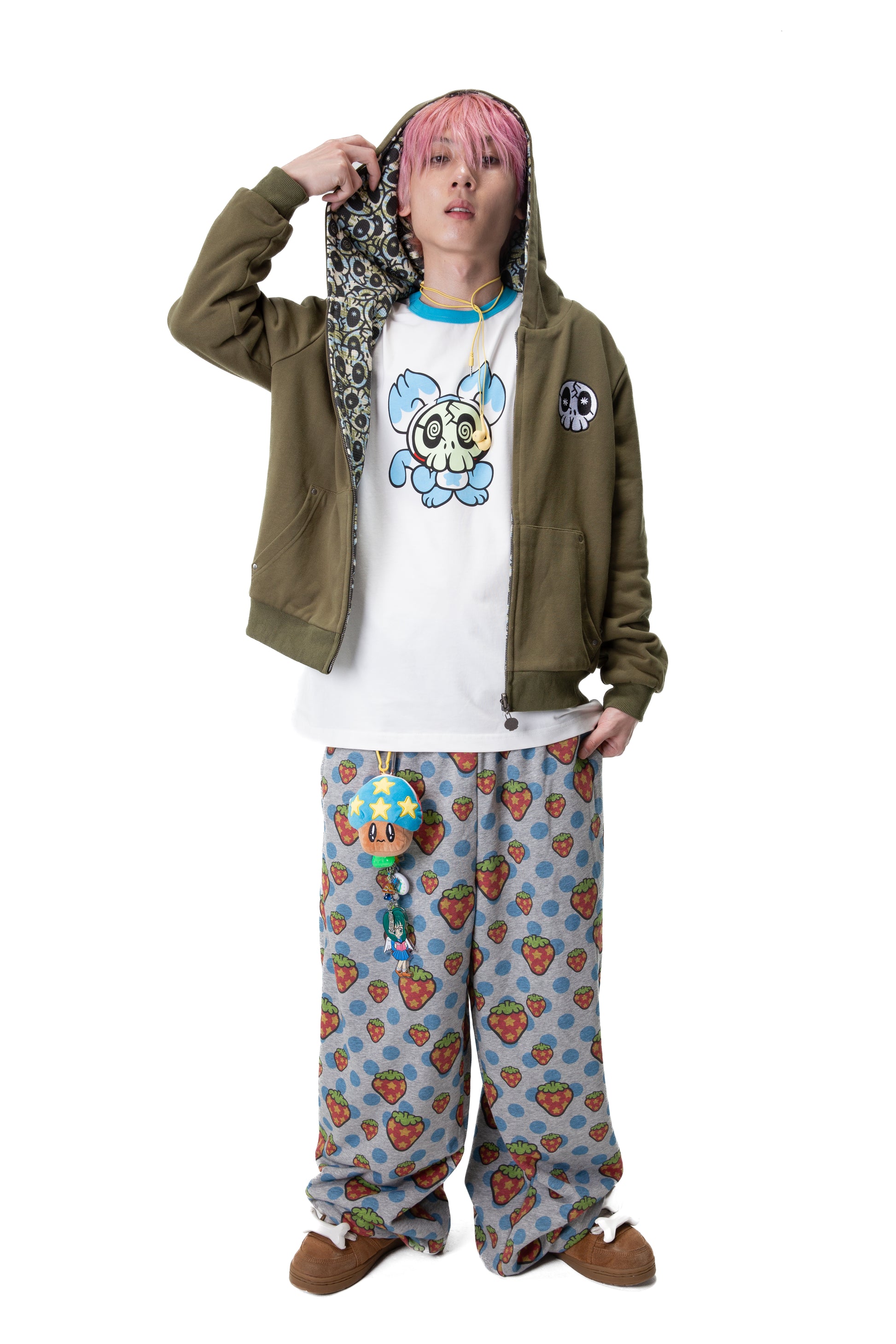 Skull Camo Reversible Zip Hoodie