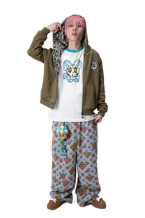 Skull Camo Reversible Zip Hoodie