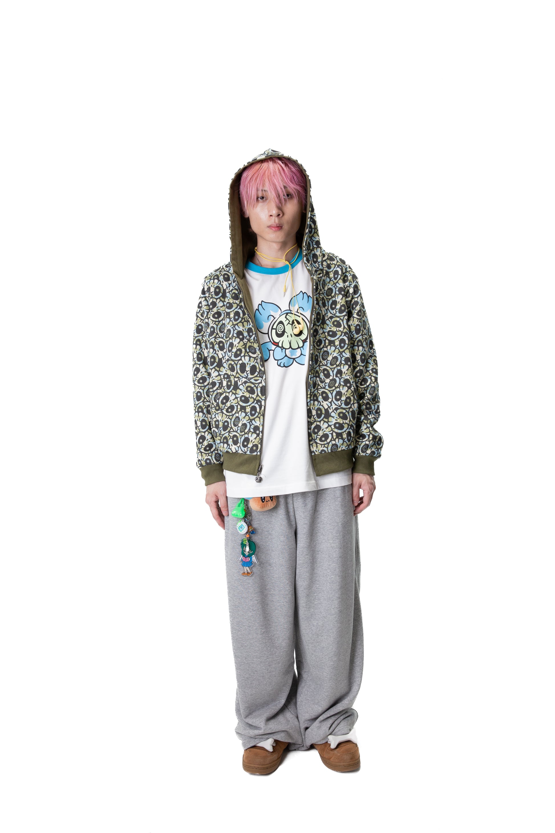 Skull Camo Reversible Zip Hoodie