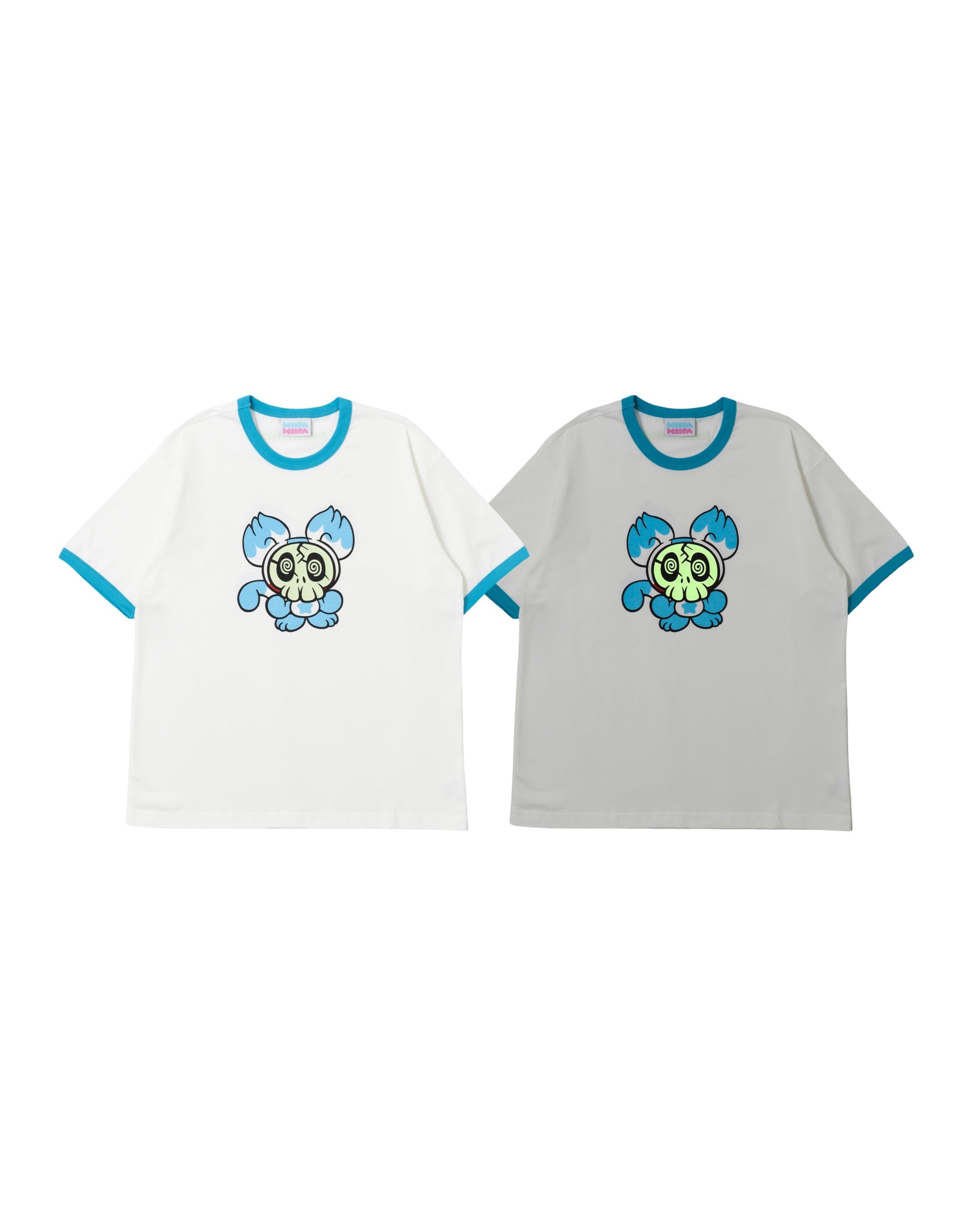 Skull Biiki t-shirt—Glow in the dark