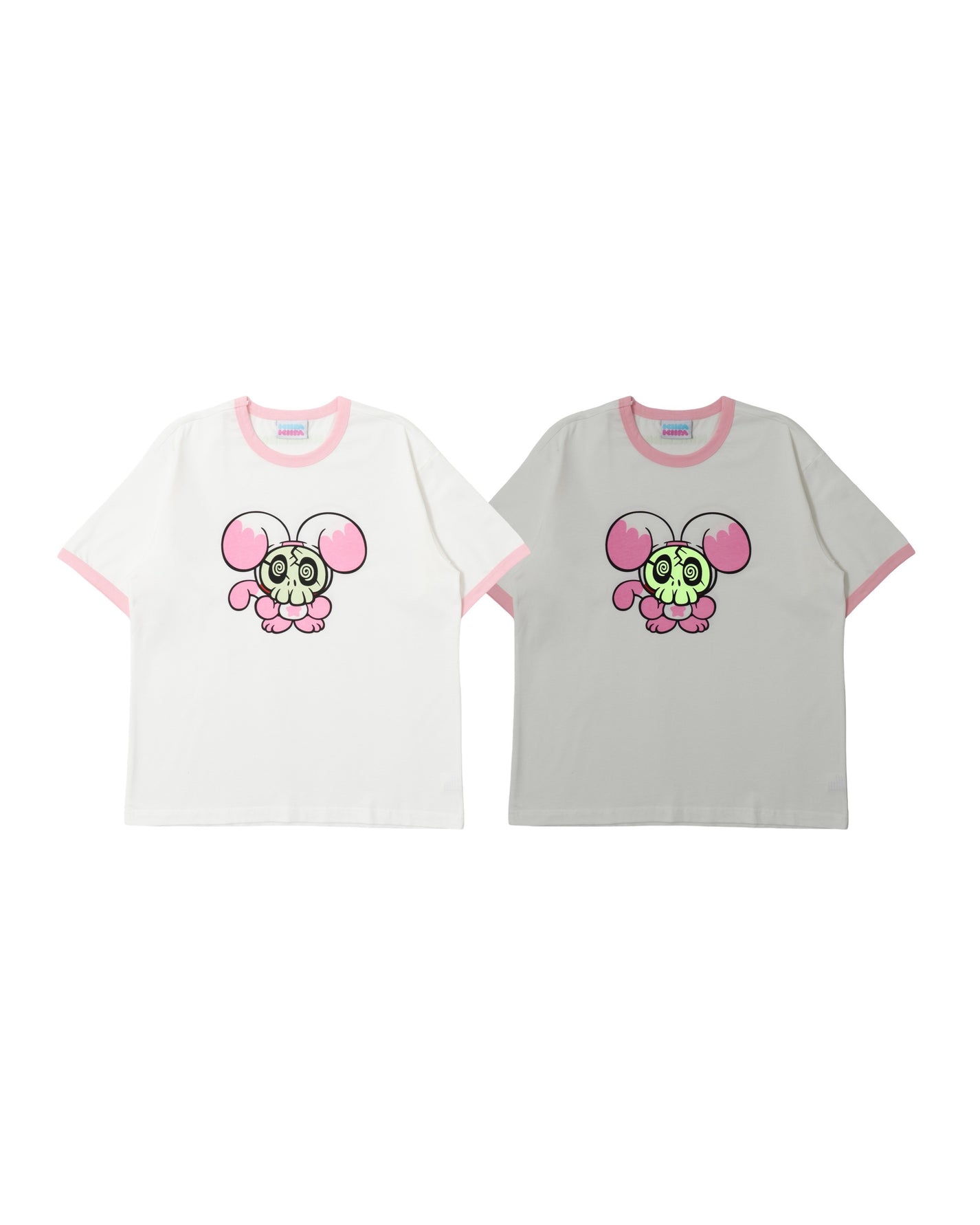 Skull Piiki t-shirt—Glow in the dark